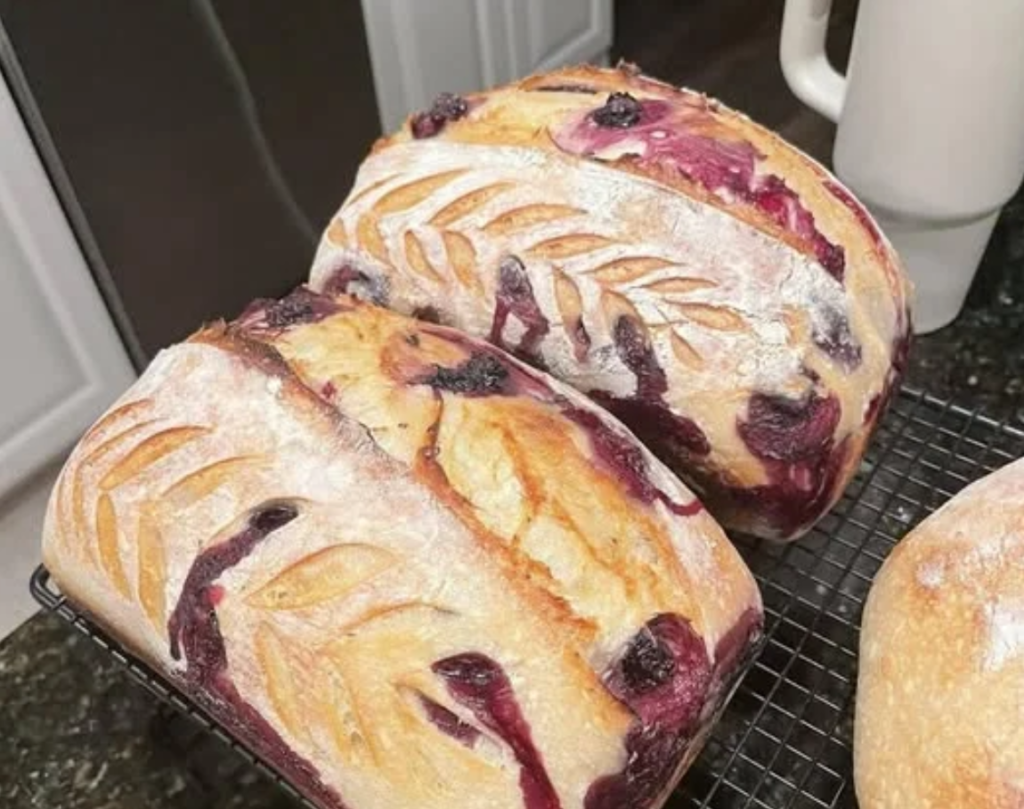 Blueberry Cream Cheese Loaf